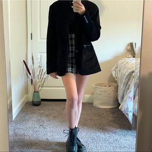 Kenneth Cole Oversized Black Corduroy Blazer